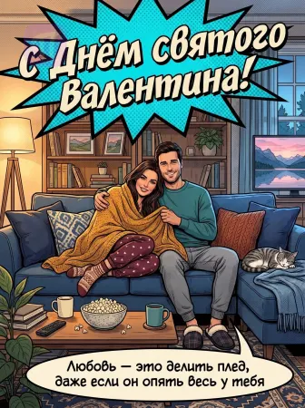 Уютный комикс о любви