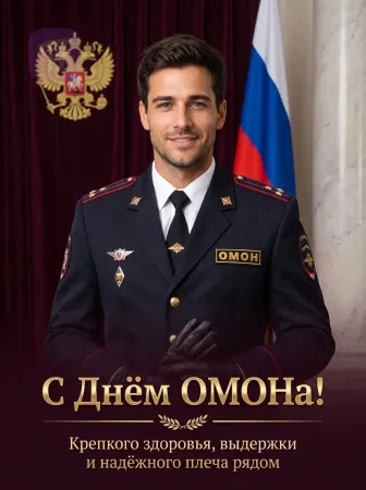 Парадный портрет ОМОН