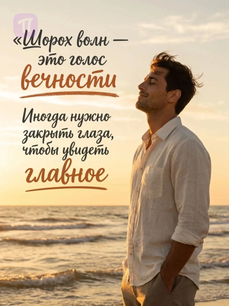 Вечность в шорохе волн