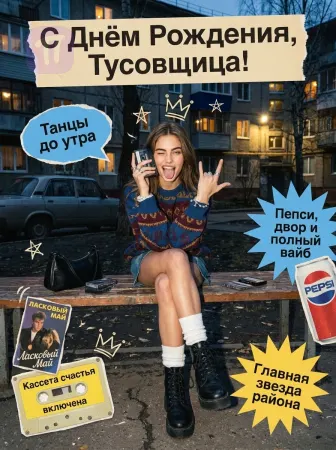 Тусовщица на максималках