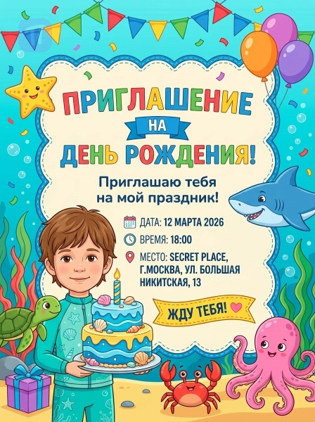 Праздник под водой
