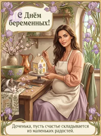 Роспись домика счастья