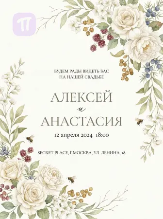 Цветочная симфония любви