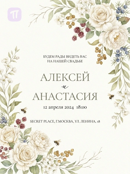 Цветочная симфония любви