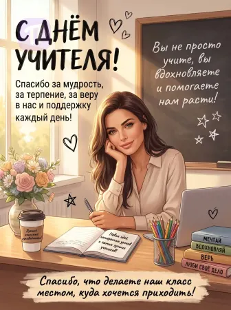 Вдохновляет и помогает расти