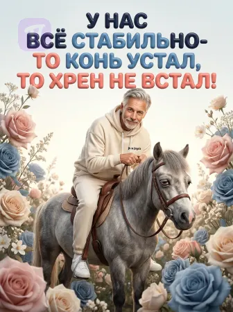 Конь встал — я нет