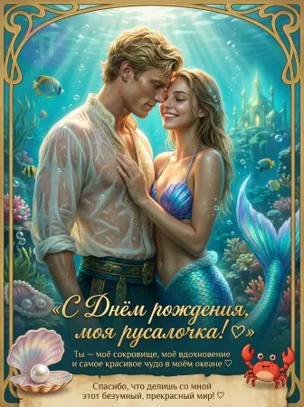 Моя любимая русалочка