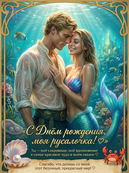 Моя любимая русалочка