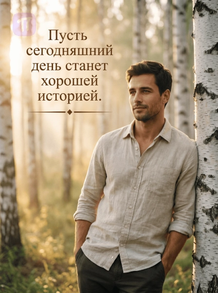 Спокойствие берёзовой рощи