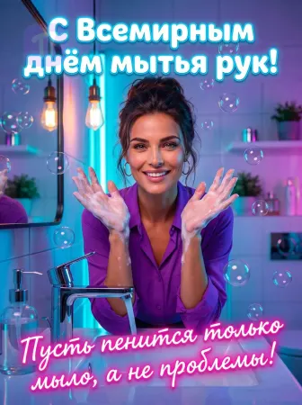 Неоновая свежесть и пена