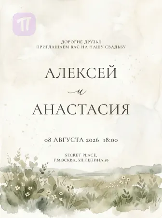 Нежность в акварели