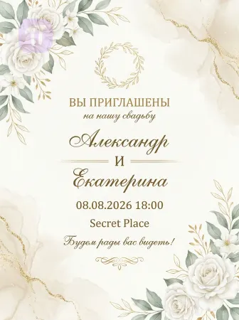 Нежность свадебного дня
