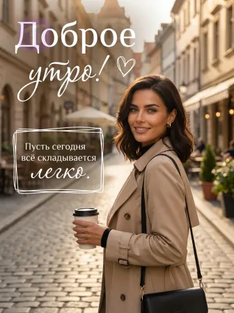 Тёплое доброе утро