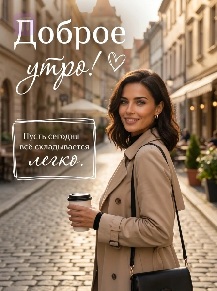 Тёплое доброе утро